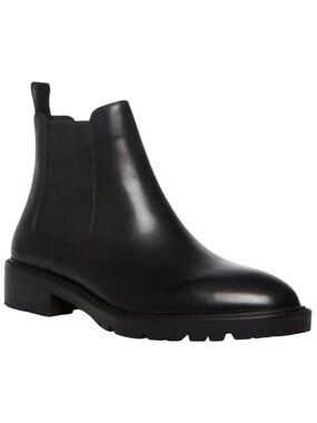 Steve Madden Chelsea Boots Leopold Leather 7.5 In Box Booties